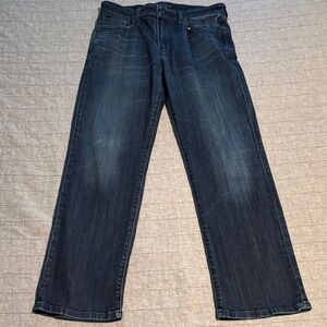 Lucky Brand Dark Blue Men's Jeans 363 Vintage Straight